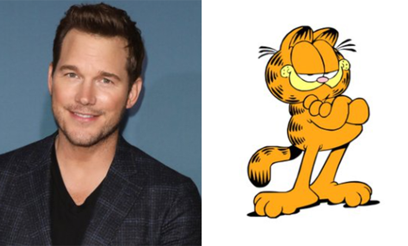 Chris Pratt será la voz principal en la nueva película de Garfield