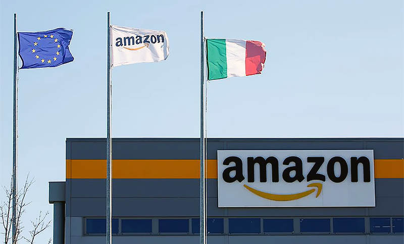 La multa de 1.128 millones de euros a Amazon por perjudicar el mercado italiano puede extenderse a Europa