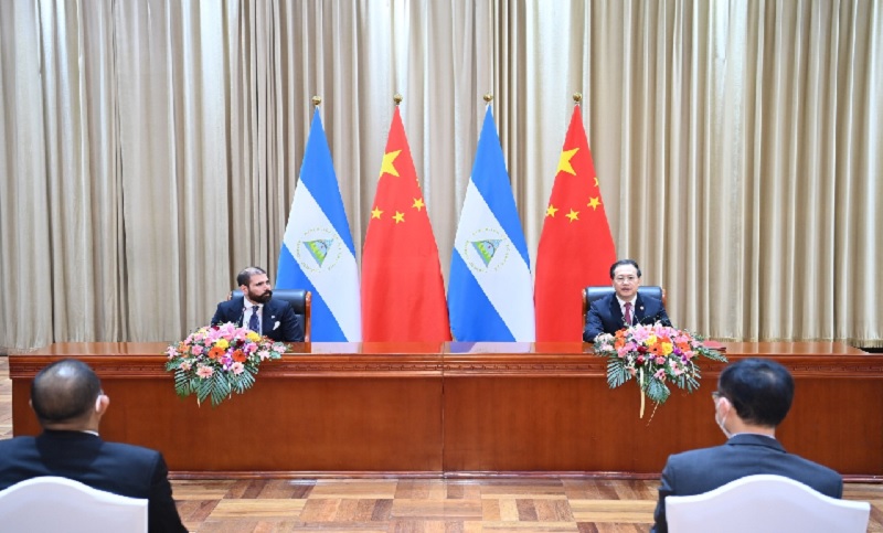 China y Nicaragua restablecieron relaciones diplomáticas