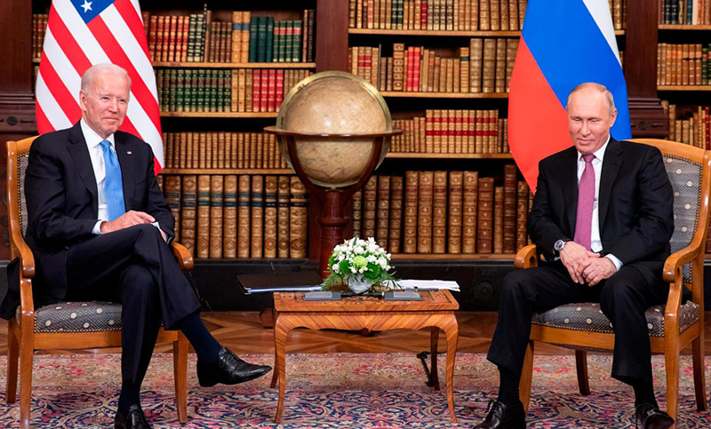 Armas nucleares y el conflicto con Ucrania: los ejes del encuentro entre Putin y Biden