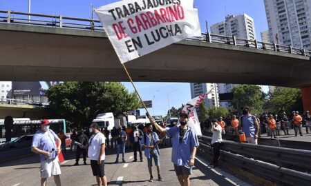 protesta garbarino puente pueyrredón