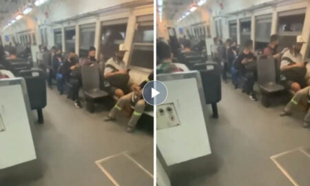 Le arrebatan el celular a un policía mientras viajaba en tren