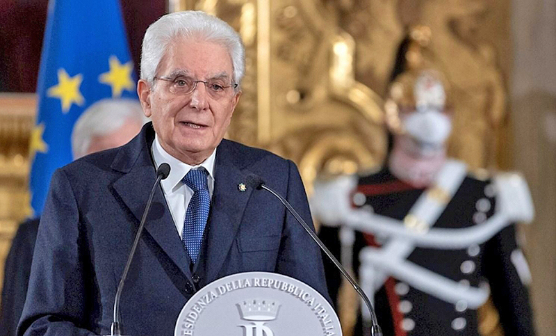 Un grupo del oficialismo italiano pedirá a Mattarella un «sacrificio» para que acepte la reelección