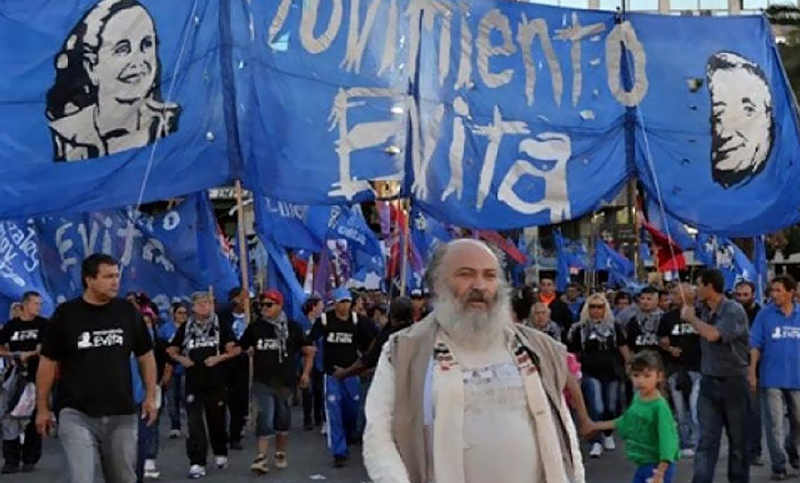El Movimiento Evita no irá a la marcha del 1F porque “está muy lejos de la agenda de la gente”