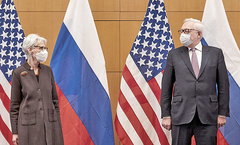 Para Rusia, las primeras conversaciones con Estados Unidos por Ucrania y la OTAN fueron “positivas”