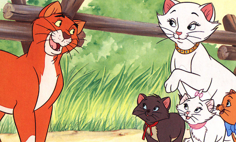Disney prepara una versión en acción real de su clásico animado «Los aristogatos»