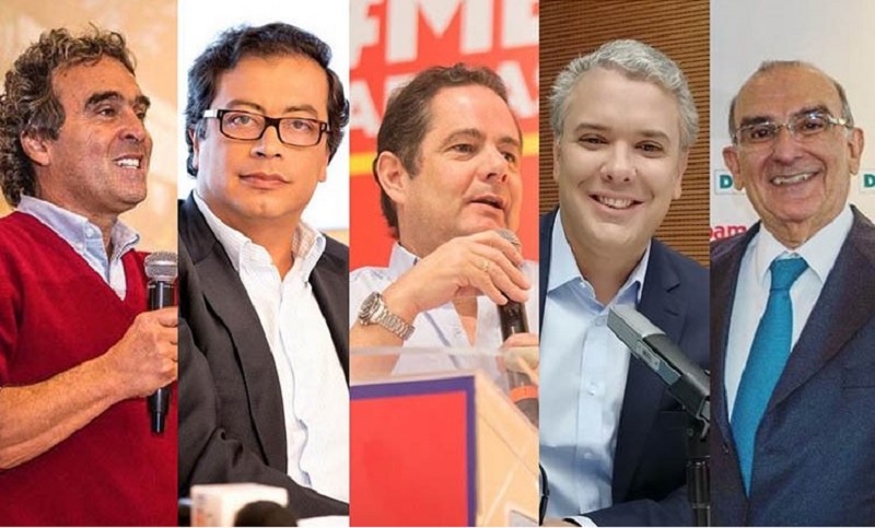 Colombia: se lanza la campaña a elecciones presidenciales