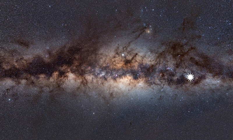 Un objeto nunca antes visto fue identificado en la Vía Láctea
