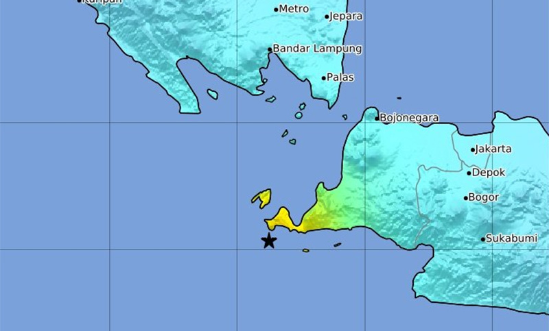 Reportan fuerte sismo cerca de la isla de Java