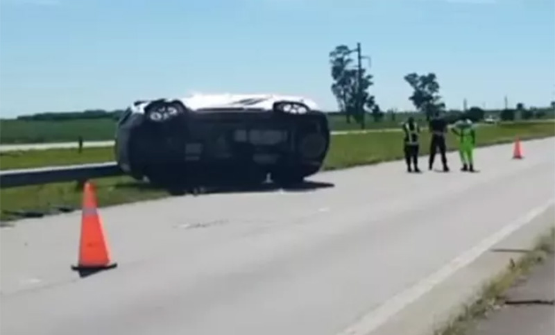 Volcó una camioneta en la autopista Rosario-Córdoba: un muerto