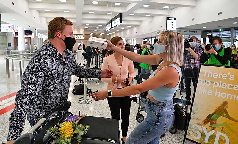 Australia reabrirá sus fronteras dentro de dos semanas para turistas con vacunación completa