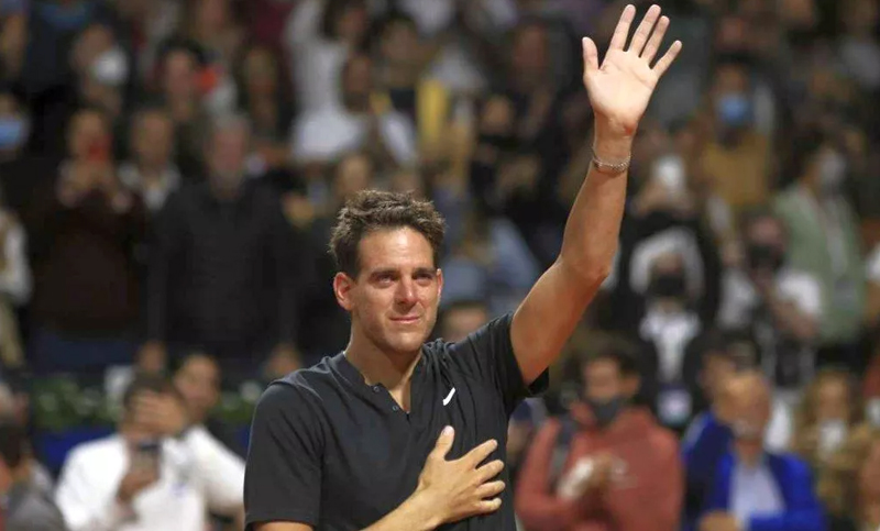 Del Potro, entre lágrimas: «Cumplí todos mis sueños en el tenis y me voy tranquilo»