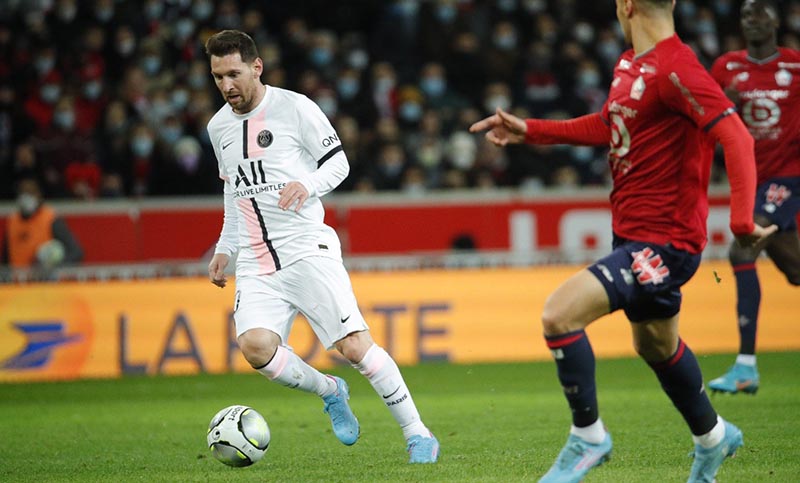 París Saint Germain apabulló en la liga francesa y Messi anotó un gol