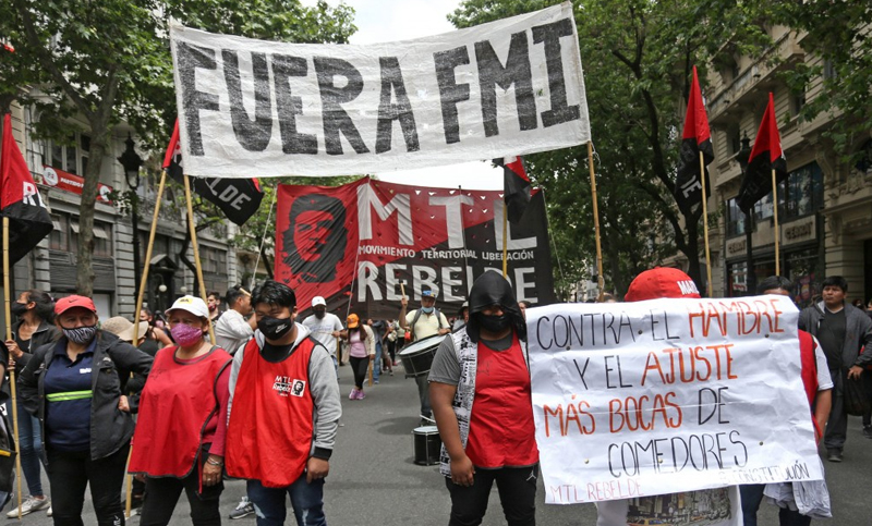 La Izquierda se moviliza a Plaza de Mayo contra el acuerdo con el FMI