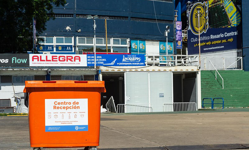Rosario Central se suma como centro de recepción de residuos reciclables