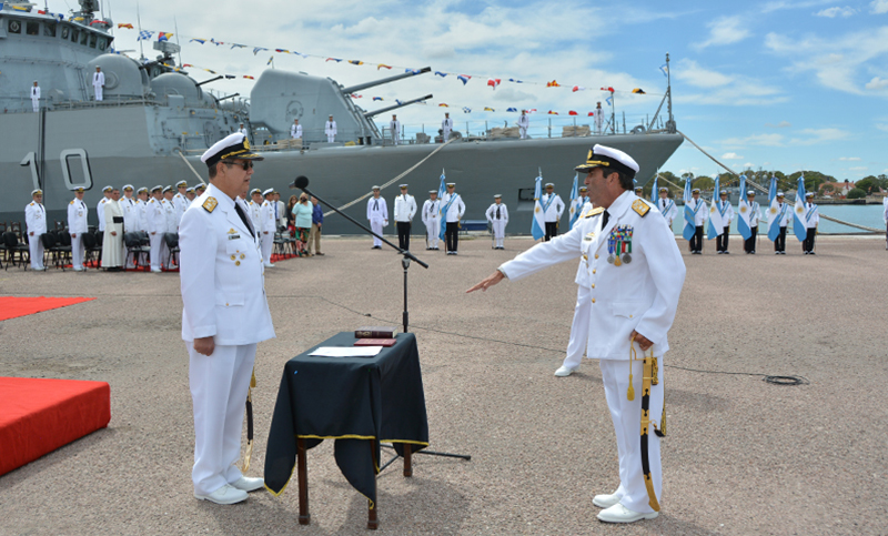 Carlos María Allievi asumió como nuevo Comandante de la Flota de Mar