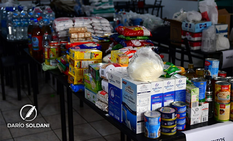 Juntan en Rosario donaciones para los afectados por los incendios en Corrientes