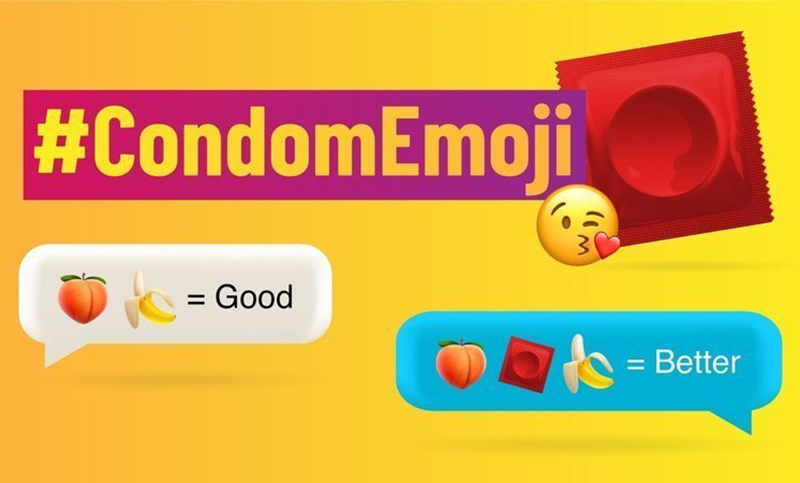 Lanzan campaña mundial para que redes sociales tengan un emoji de preservativo