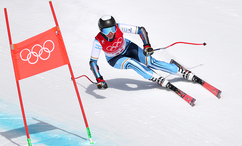 Francesca Baruzzi cerró su participación en los Juegos Olímpicos de Invierno de Beijing