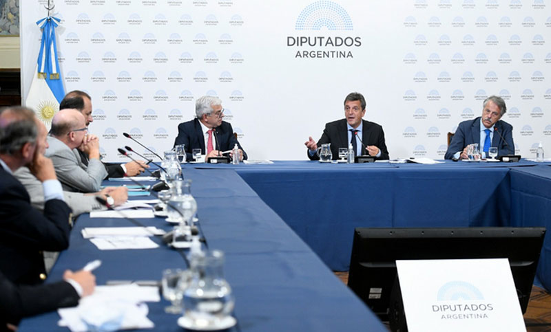 Massa recibió al ministro Julián Domínguez, y a representantes del Consejo Agroindustrial Argentino