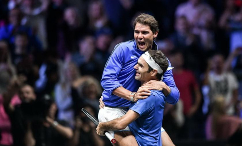 Roger Federer y Rafael Nadal jugarán juntos en dobles en la Laver Cup
