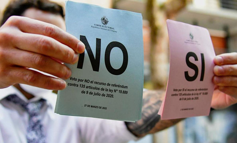 A través de un referendo, Uruguay votó artículos de una ley clave para Lacalle Pou