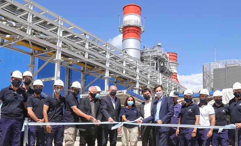 Perotti participó de la inauguración de la Central Térmica de Co-generación de energía