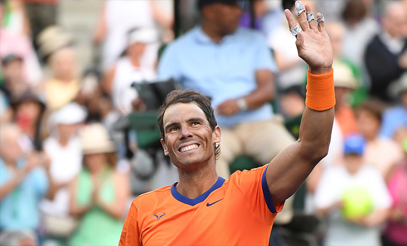 Rafael Nadal se metió en las semifinales del Indian Wells