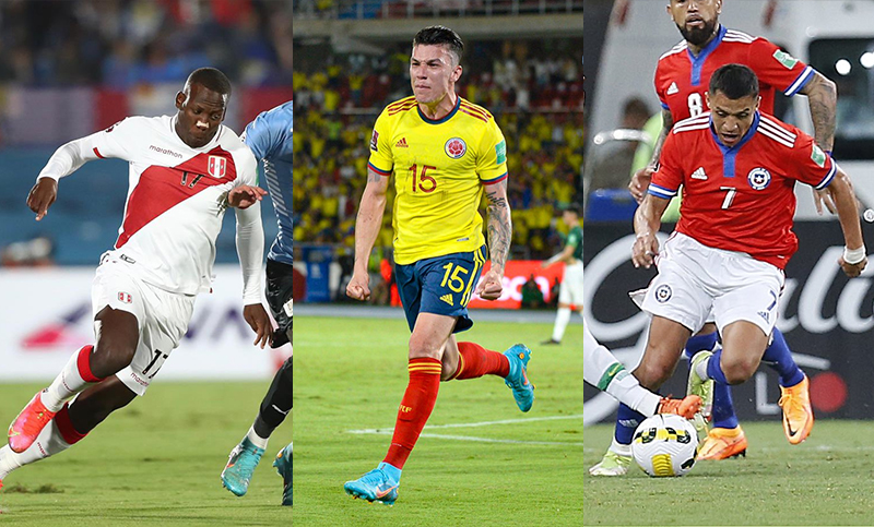 Perú, Colombia y Chile definen el último cupo por el sueño mundialista