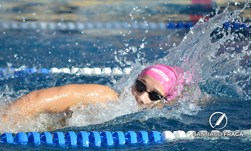 La rosarina Chiara Medun clasificó a la final en los 100 metros estilo libre de natación
