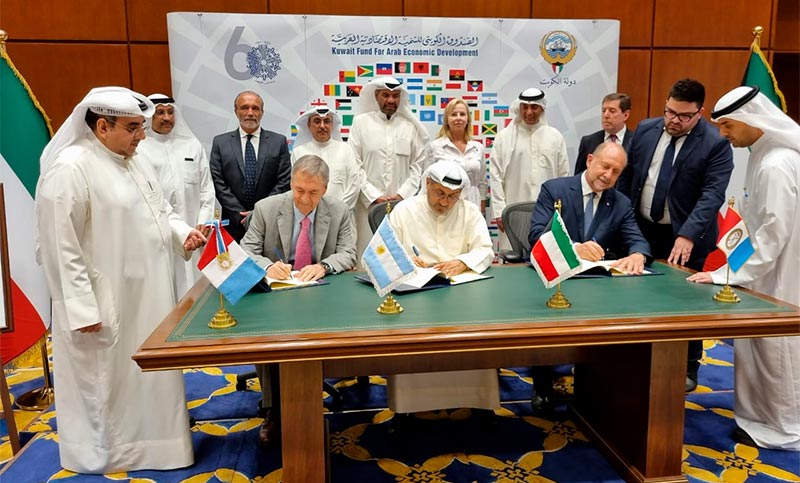 Acueducto Santa Fe-Córdoba: el Fondo Kuwaití oficializó un préstamo de USD 50 millones