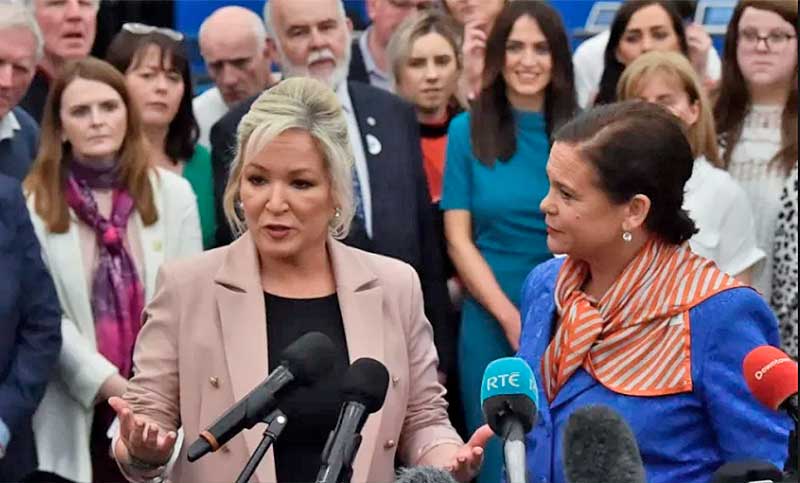 El partido republicano Sinn Féin le reitera a los unionistas norirlandeses que acepten formar gobierno