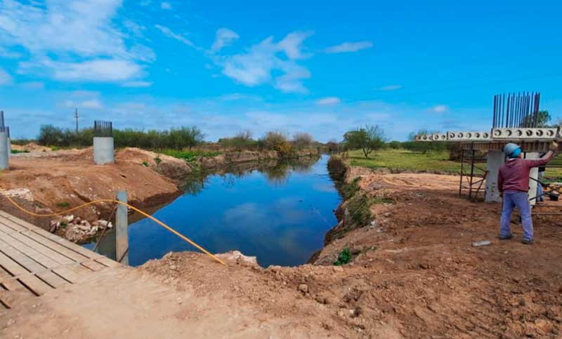 Avanza la construcción del nuevo puente entre Acebal y Pavón Arriba
