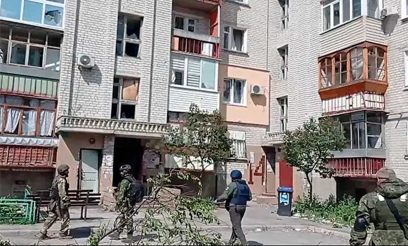 Fuerzas rusas avanzan hacia el centro de Severodonetsk, una ciudad clave en la región del Donbass