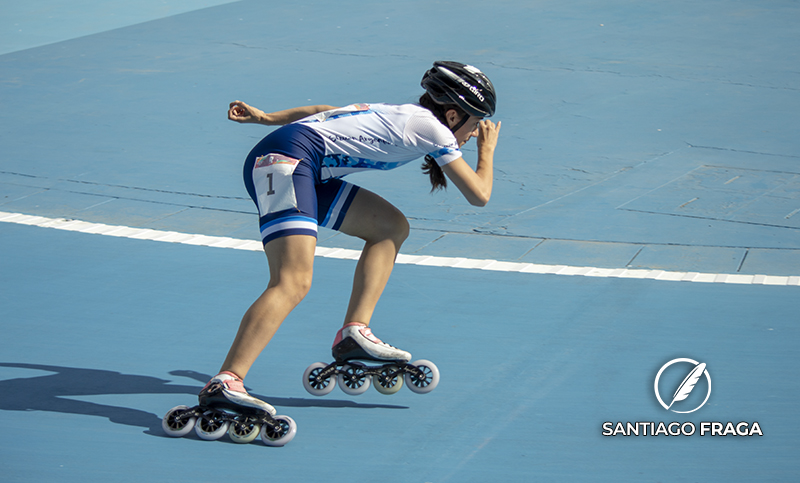 El ciclismo tuvo podio argentino y el patinaje de velocidad participación rosarina en los estrenos de hoy