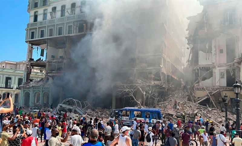 Al menos 22 muertos y 64 heridos por la explosión del Hotel Saratoga de La Habana