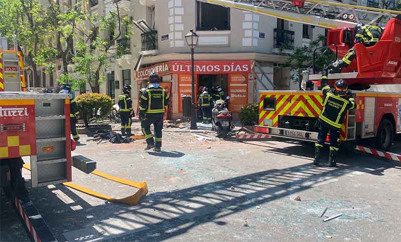 Madrid: al menos 18 heridos y dos desaparecidos por una fuerte explosión en un edificio