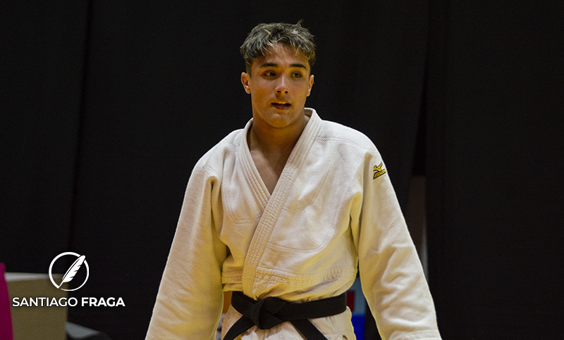 Federico Pérez quedó al borde de lograr medalla en judo en Rosario 2022