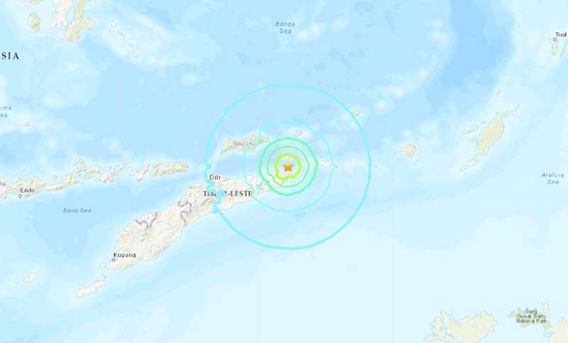 Sismo de 6,2 de magnitud afectó Timor Oriental, Indonesia y Australia