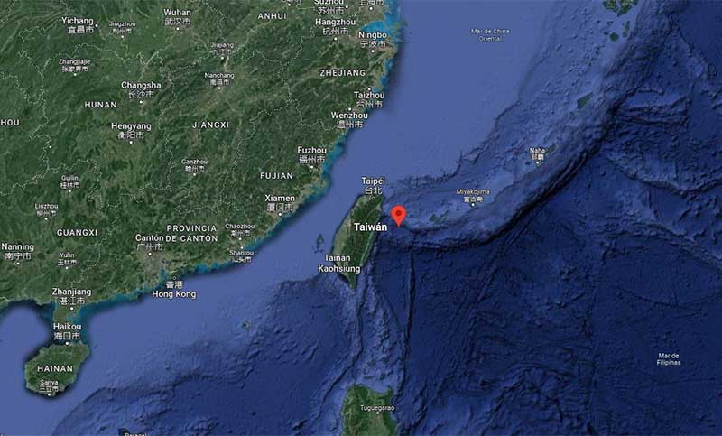 Un sismo de 6,3 grados sacudió las costas de Taiwán