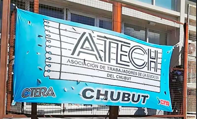 Gremio docente de Chubut inició un nuevo paro, esta vez por 72 horas