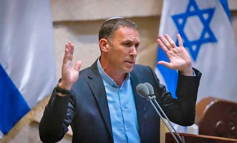 Un funcionario del Gobierno israelí dijo que quisiera tener un botón para hacer desaparecer a todos los árabes de su país