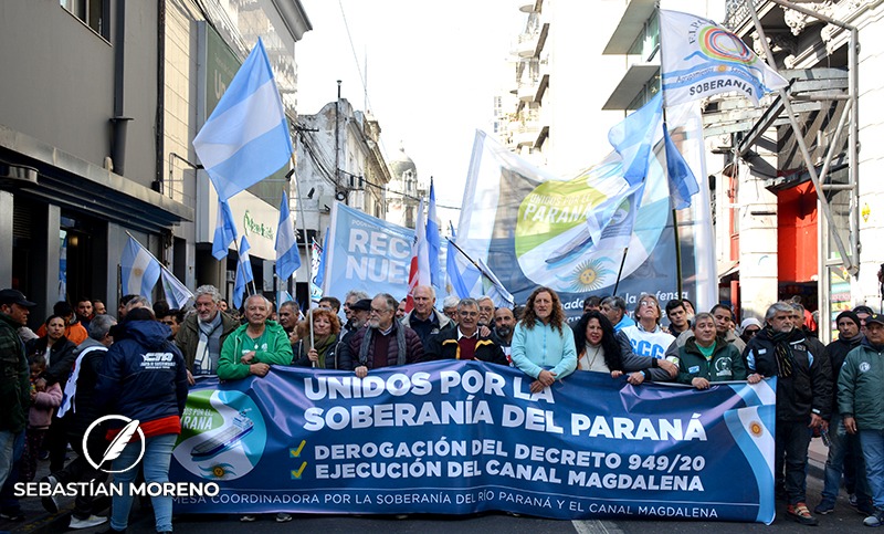 Con amplia convocatoria, la Caravana Federal por la Soberanía pasó por Rosario
