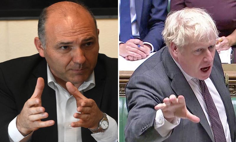 Carmona le respondió a Boris Johnson: «Es tiempo de que el Reino Unido respete el derecho internacional»