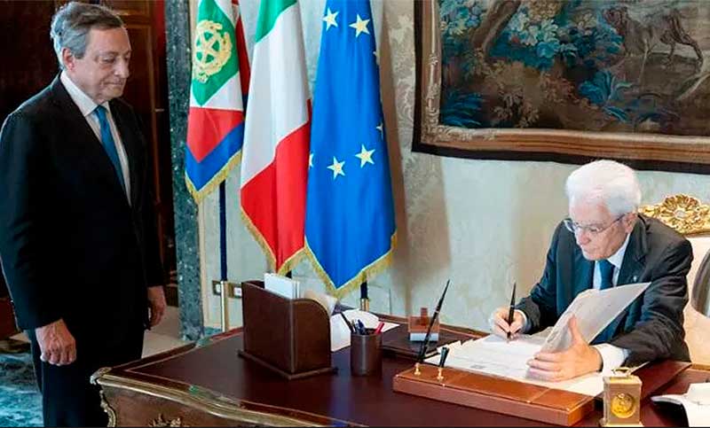 El presidente italiano disolvió el Parlamento y adelanta las elecciones tras la renuncia de Draghi