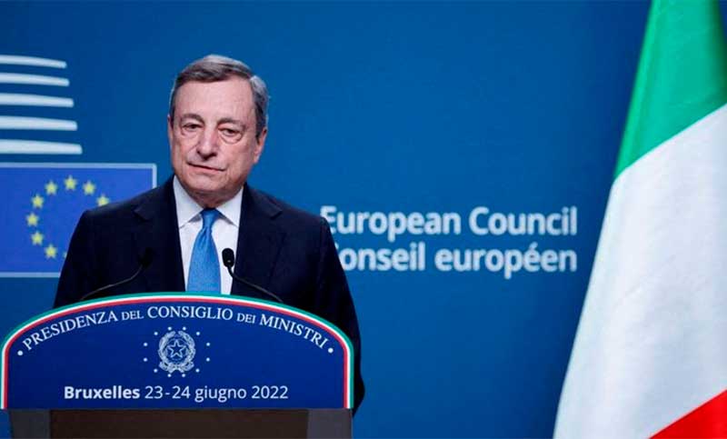 Renunció el premier italiano Mario Draghi tras perder el apoyo de parte de la coalición de gobierno