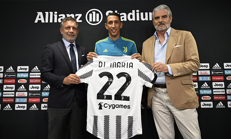 Di María fue presentado en Juventus y dijo que su “idea era volver a la Argentina”
