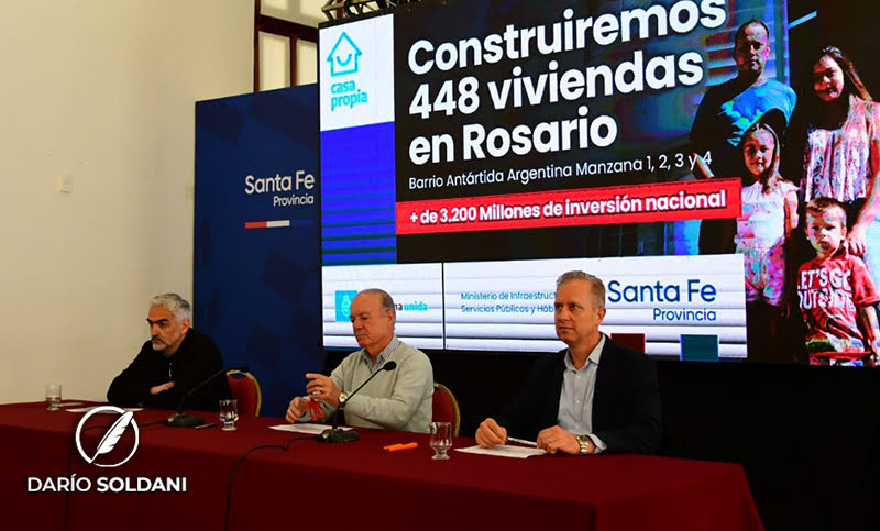 El Gobierno provincial construirá 448 viviendas en barrio Antártida Argentina