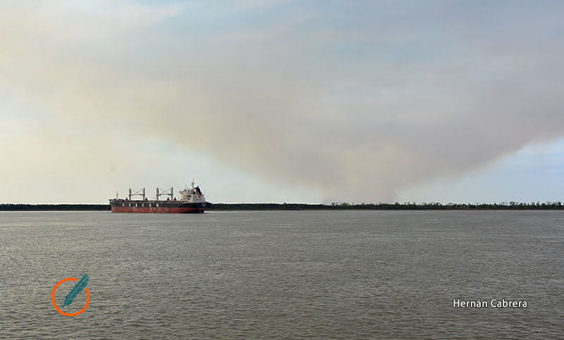El humo de las islas llegó a Buenos Aires y el viceministro de Ambiente califica de «acciones criminales» las quemas