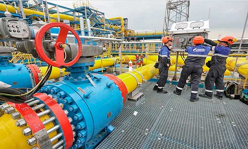 Rusia suspendió el suministro de gas a Europa por tres días a través del ducto Nord Stream